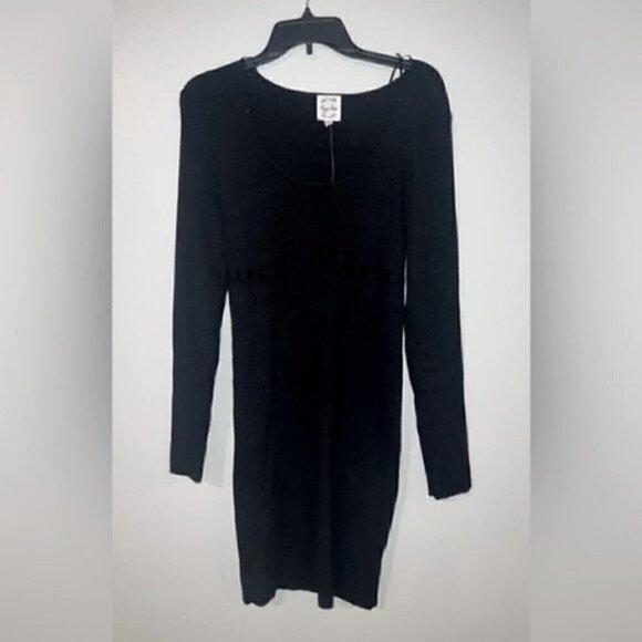 HIPPIE ROSEJuniors' Bodycon Bustier Sweater Dress black size XL - Picture 5 of 9
